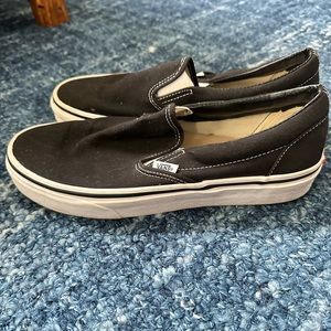 Black slip on vans